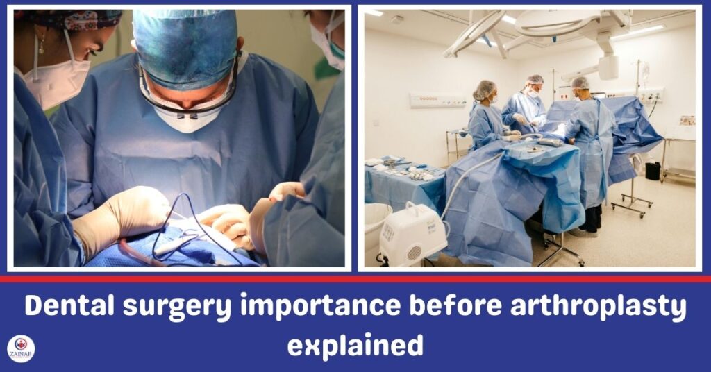 Dental surgery importances before arthroplasty explained